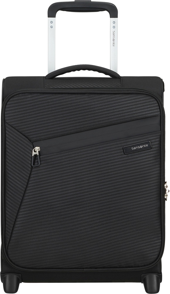 Ultralight suitcase Samsonite Litebeam textile on 2 wheels Underseater KL7*001 Black (extra small)