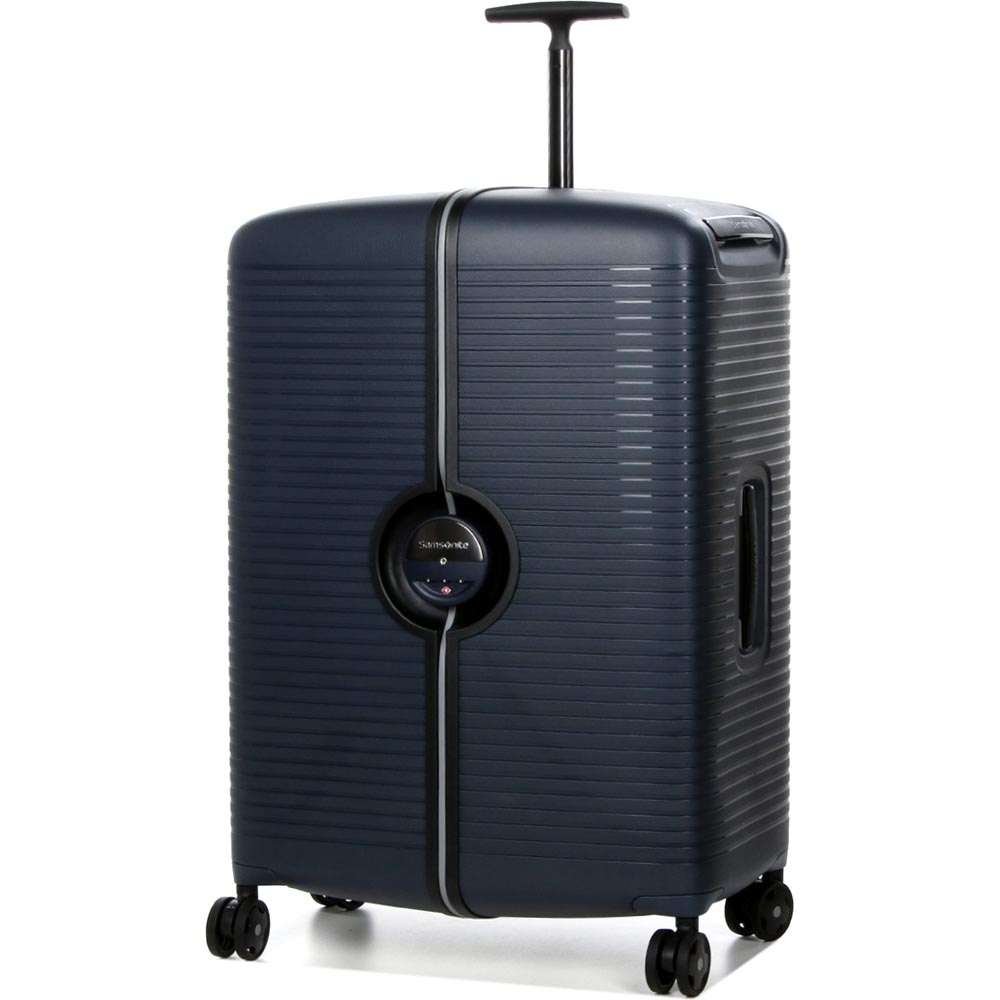 Samsonite Ibon suitcase made of polypropylene on 4 wheels KE9*001 Blue (large)
