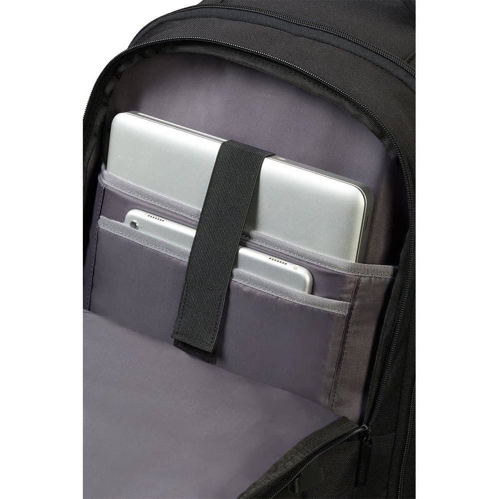 Рюкзак на колесах повсякденний з відділенням для ноутбука до 15.6" American Tourister AT Work 33G*020 Black Reflect