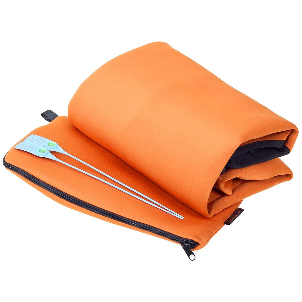 Универсальный защитный чехол для малого чемодана 8003-9 ярко-оранжевый