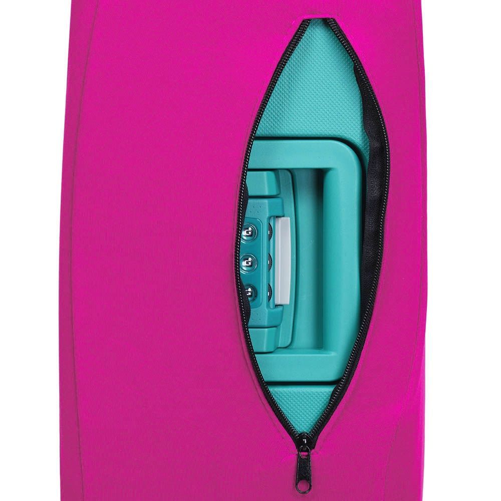 Universal protective cover for small suitcase 9003-40 Fuchsia