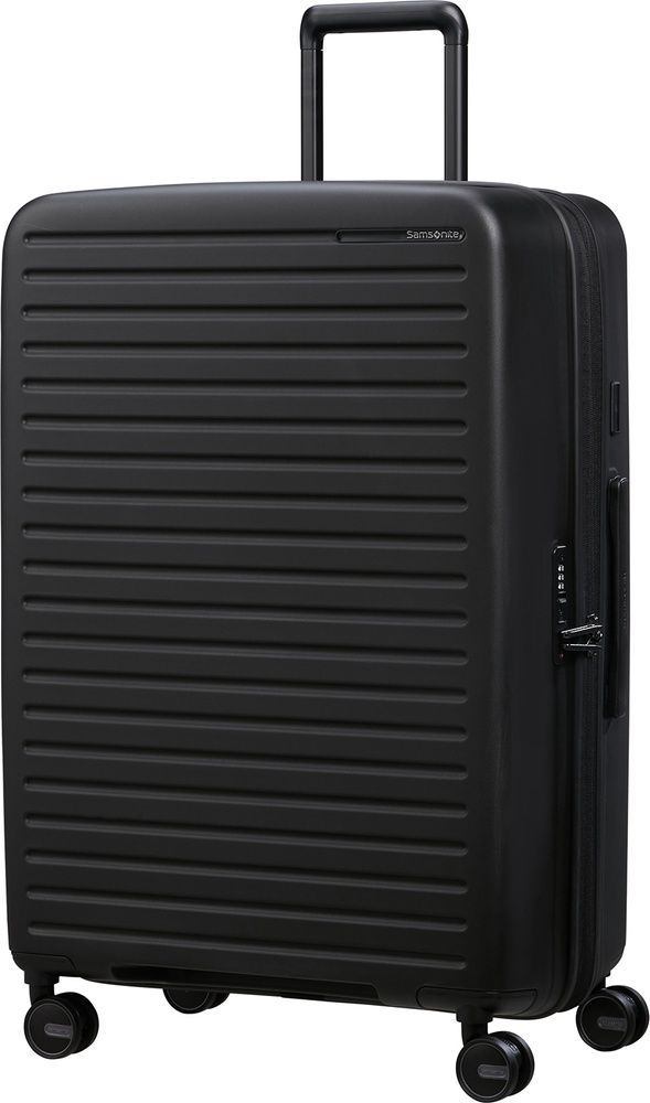 Чемодан Samsonite Restackd из полипропилена на 4-х колесах KO6*004 Black (большой)