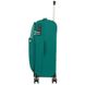 Ultralight suitcase American Tourister Lite Ray textile on 4 wheels 94g*002 Forest Green (small)
