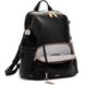 Women's backpack Tumi Voyageur Rudy backpack Leather with compartment for a laptop up to 15" 0196465DL Black