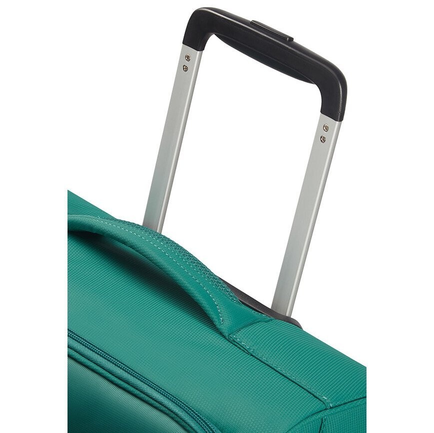 Ультралёгкий чемодан American Tourister Lite Ray текстильный на 4-х колесах 94g*002 Forest Green (малый)