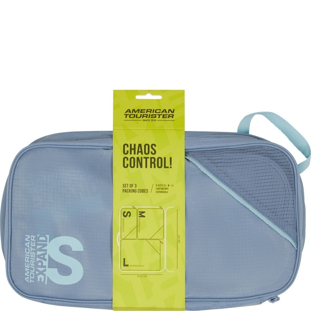 Organizer set (3 pcs) American Tourister Ta SML MF3*006;51 Stone Blue/Blue