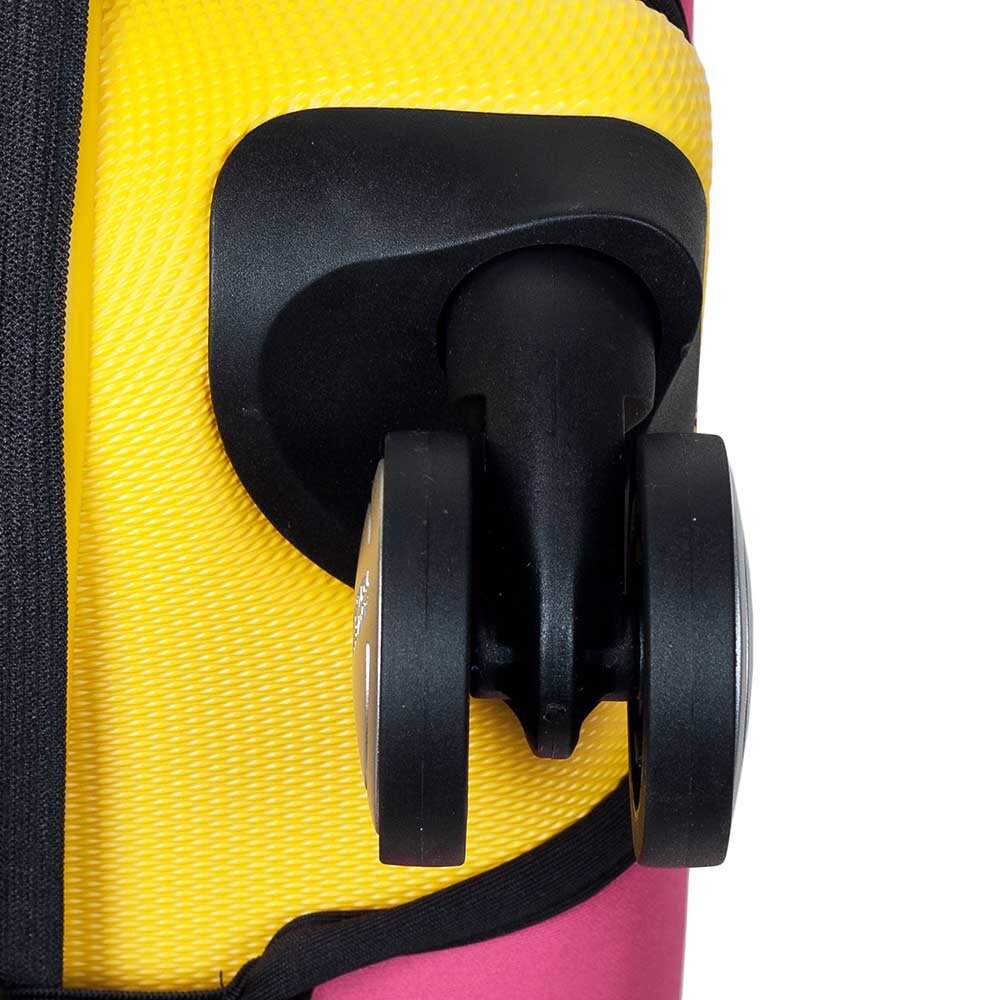 Universal protective cover for a small suitcase 8003-8 hot pink