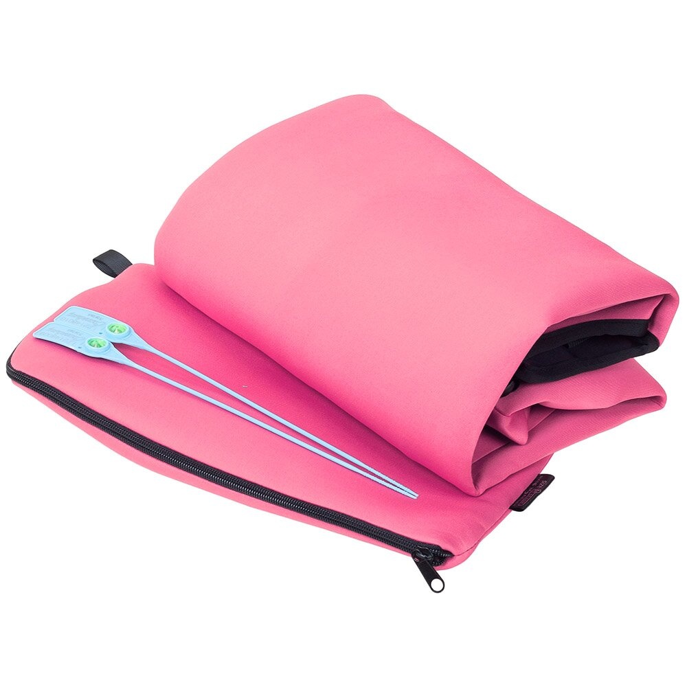 Universal protective cover for a small suitcase 8003-8 hot pink