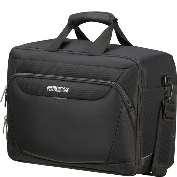 Дорожня сумка-рюкзак American Tourister Summerride текстильна ME7*008;09 чорна (мала)