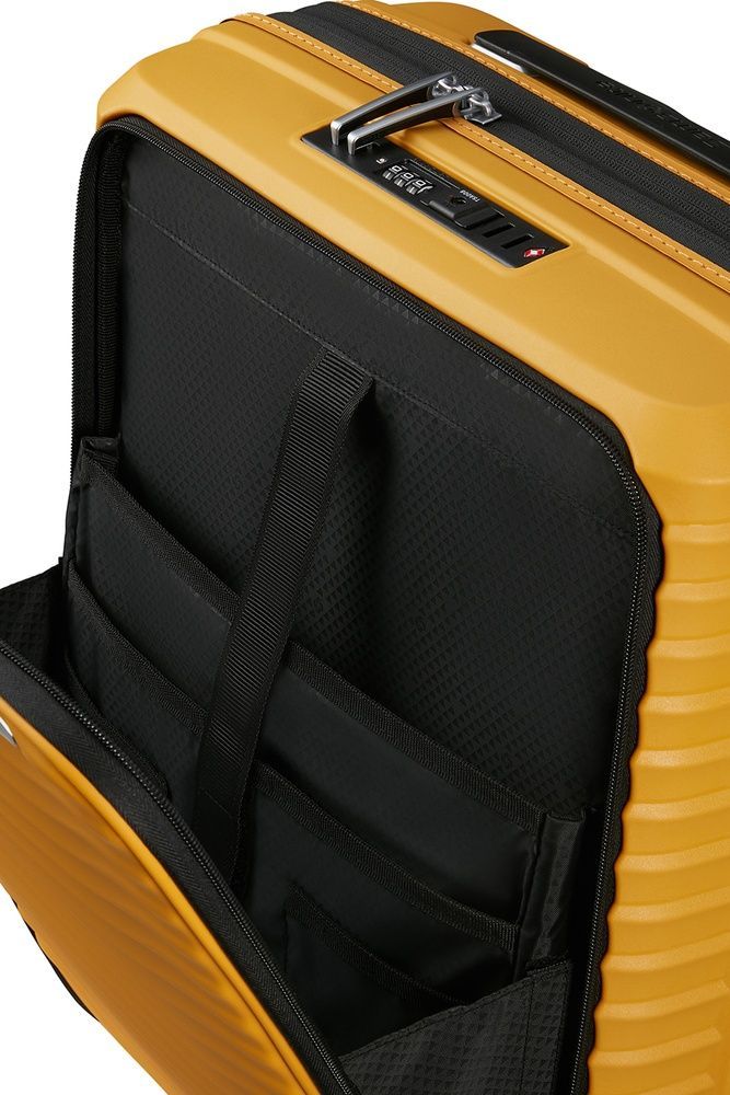 Валіза Samsonite Upscape з відділенням для ноутбука до 15,6" із поліпропілену на 4-х колесах KJ1*007 Yellow (мала)