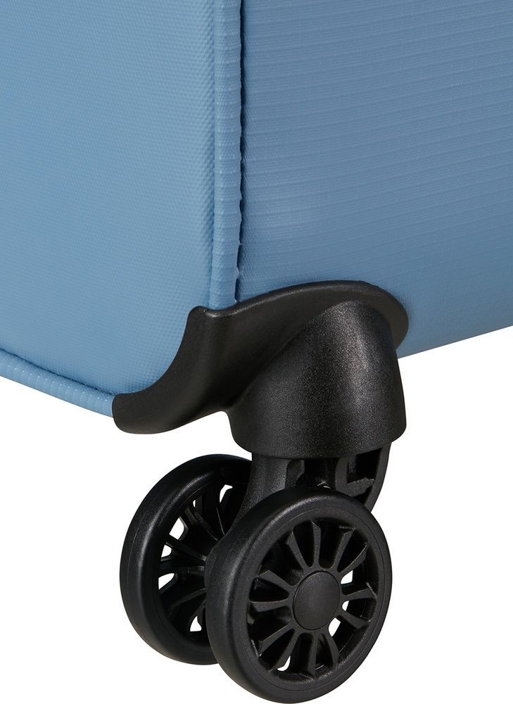 Водонепроницаемый чемодан American Tourister Summerride текстильный на 4-х колесах ME7*104;11 Coronet Blue (малый)