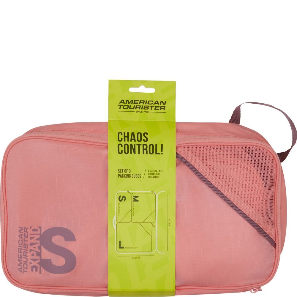 Organizer set (3 pcs) American Tourister Ta SML MF3*006;10 Pink/Mauve