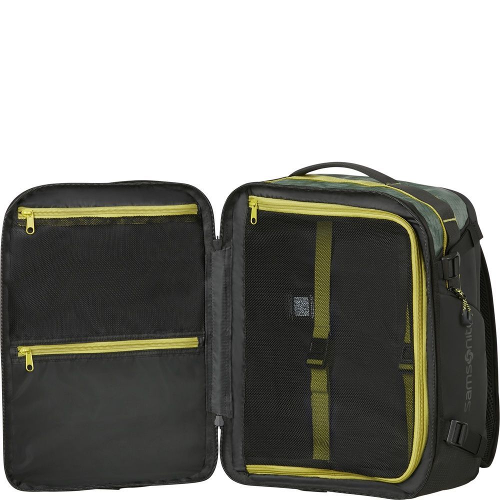 Travel backpack Samsonite Outtrax for hand luggage in Wizz Air/Ryanair and laptop up to 15.6" Underseat S KT6*007 Forest Green