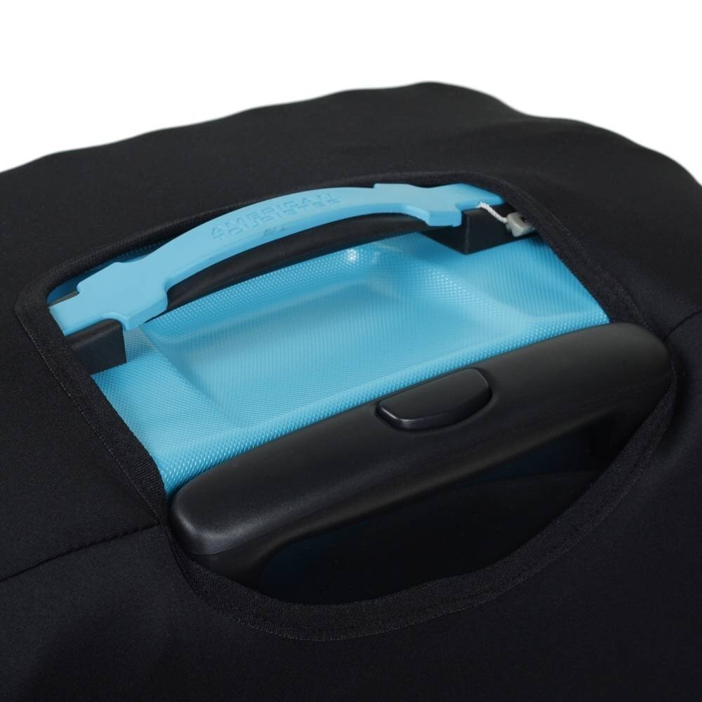 Универсальный защитный чехол для среднего чемодана 8002-3 черный