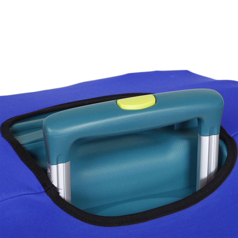 Universal protective cover for medium suitcase 9002-41 Electrician (bright blue)