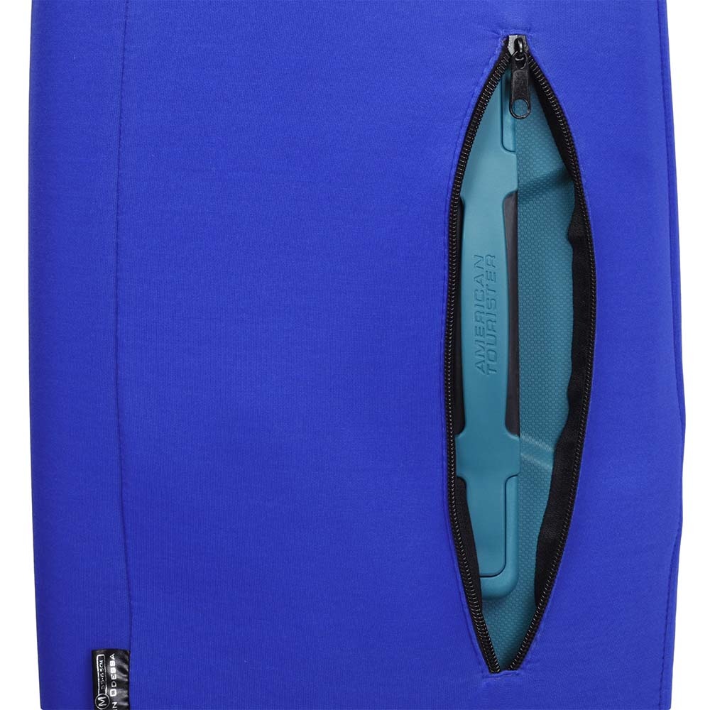 Универсальный защитный чехол для среднего чемодана 9002-41 Электрик (ярко-синий)