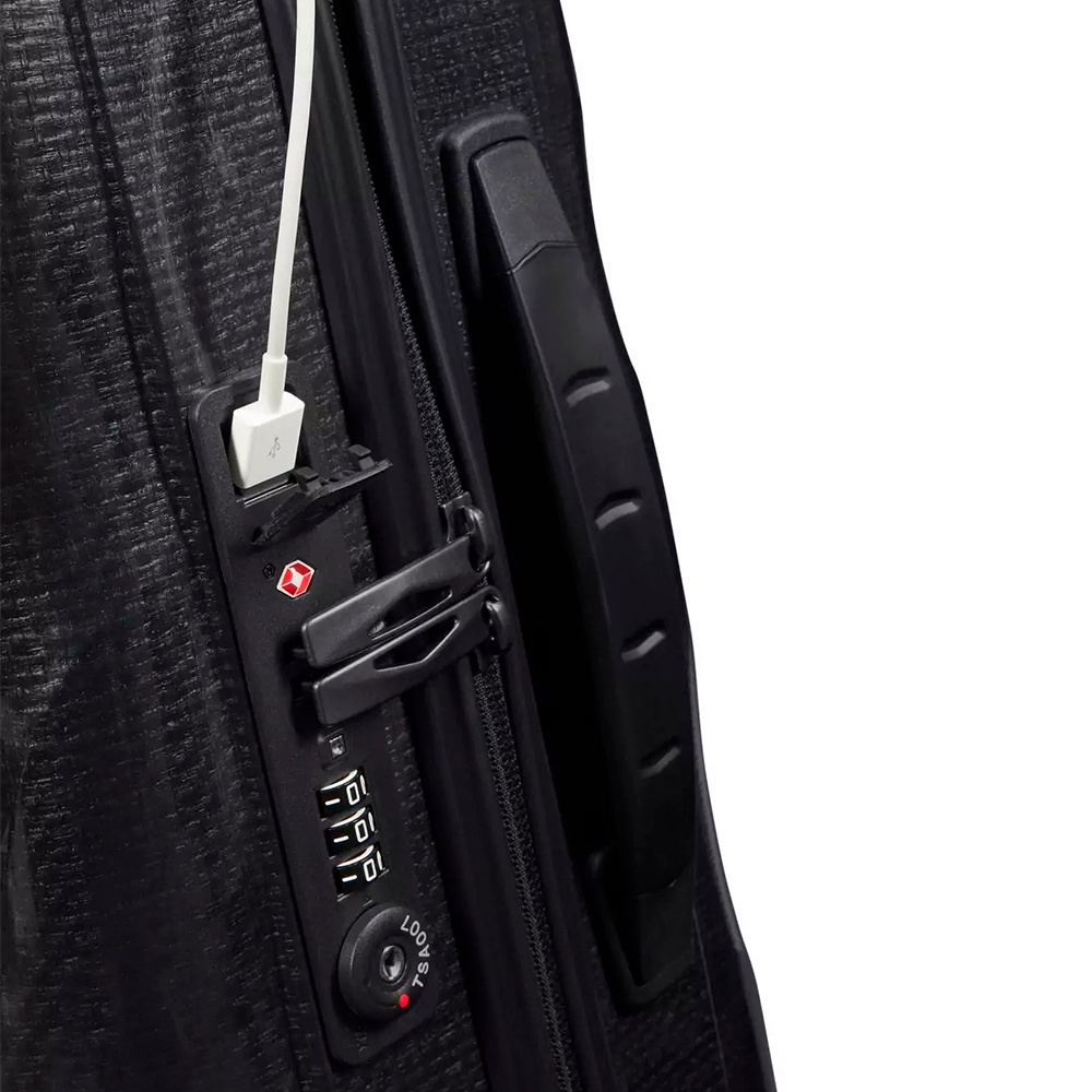 Чемодан Samsonite C-LITE с Curv® на 4-х колесах CS2*002 Black (малый)