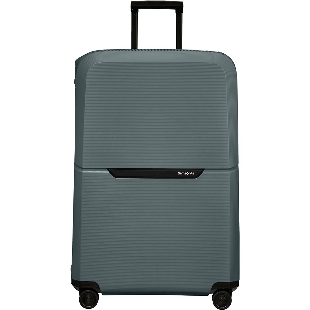 Suitcase Samsonite Magnum Eco made of polypropylene on 4 wheels KH2*004 Petrol Grey (giant)