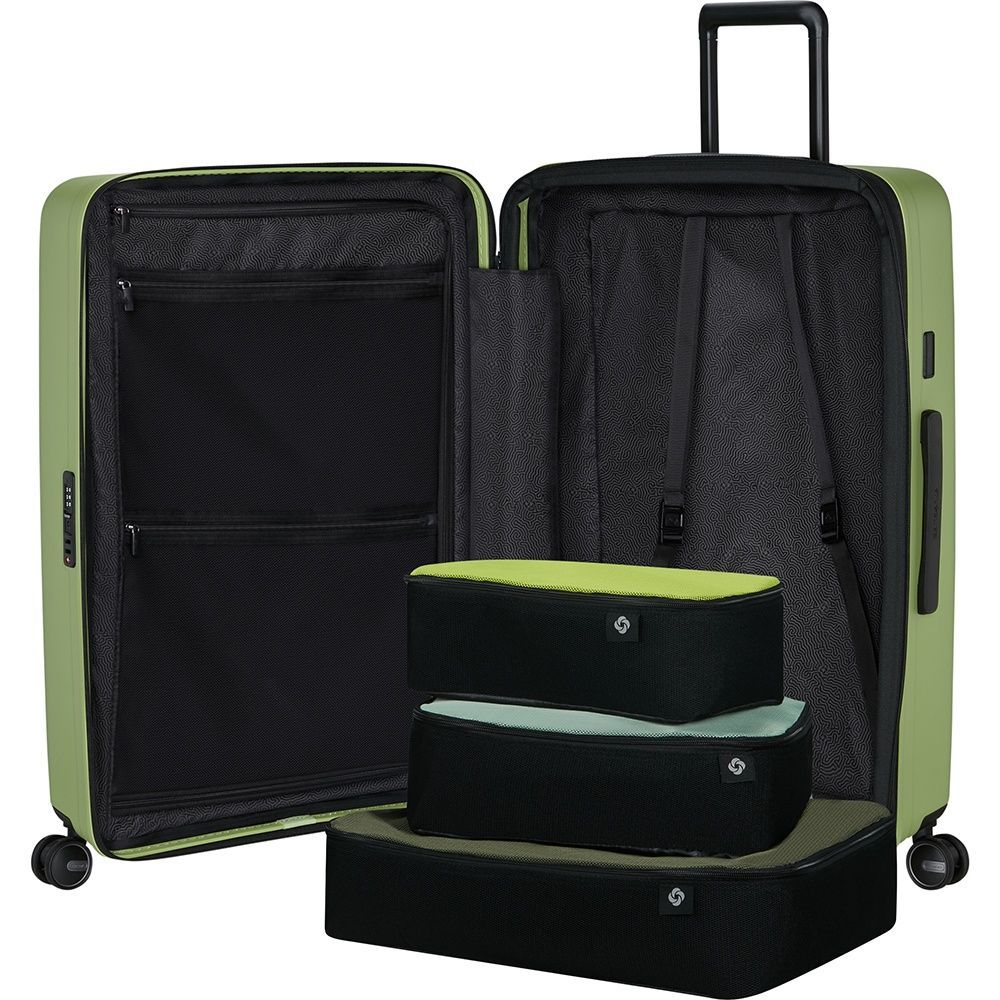 Чемодан Samsonite Restackd из полипропилена на 4-х колесах KO6*004 Wasabi (большой)