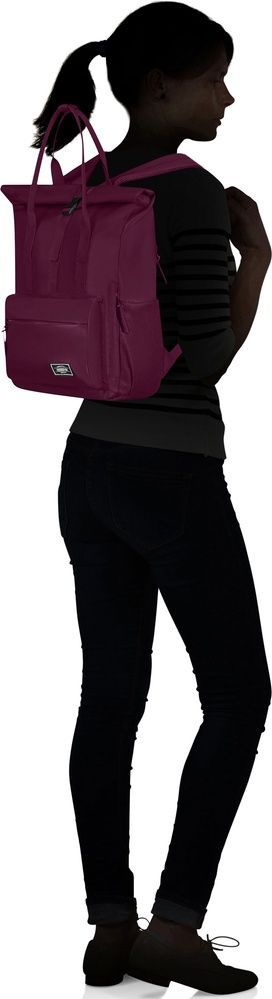 Women's backpack American Tourister Urban Groove with a compartment for a laptop up to 15.6" UG25 24G*057 Wild Cherry