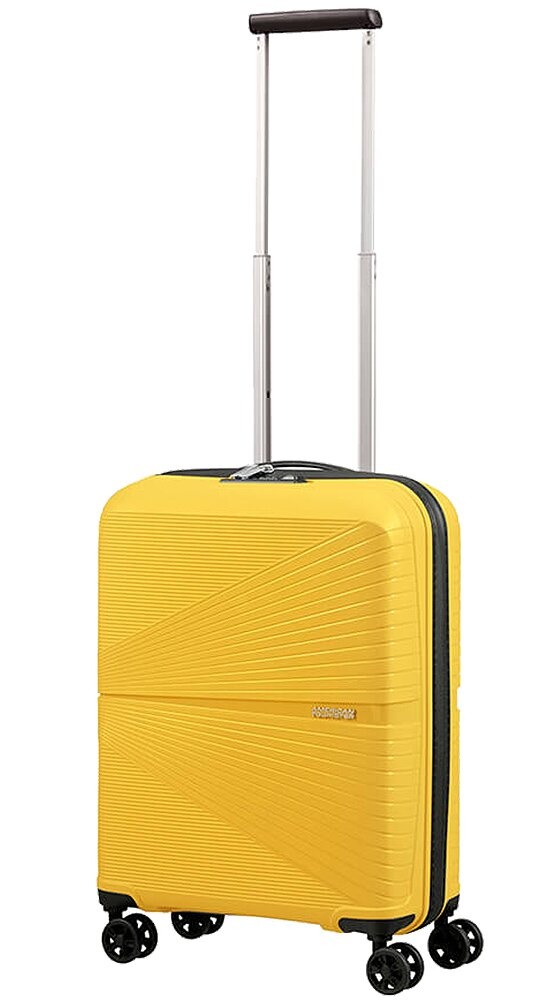 Ultralight suitcase American Tourister Airconic made of polypropylene on 4 wheels 88G*001 Lemondrop (small)