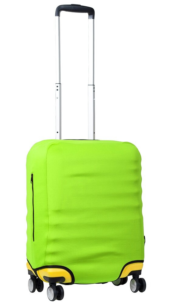 Универсальный защитный чехол для малого чемодана 8003-6 ярко-салатовый