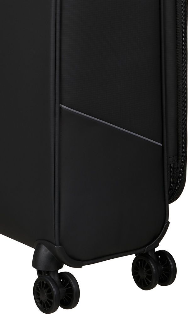 Waterproof suitcase American Tourister Summerride textile on 4 wheels ME7*105;09 Black (medium)