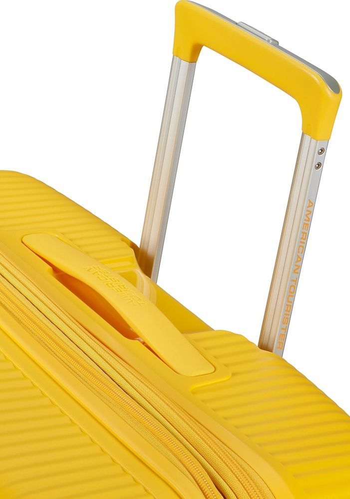 Валіза American Tourister Soundbox із поліпропілену на 4-х колесах 32G*009; Golden Yellow (гігант)