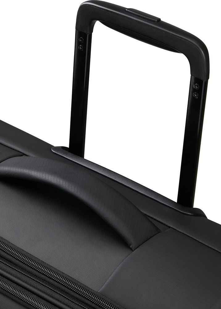 Waterproof suitcase American Tourister Summerride textile on 4 wheels ME7*105;09 Black (medium)