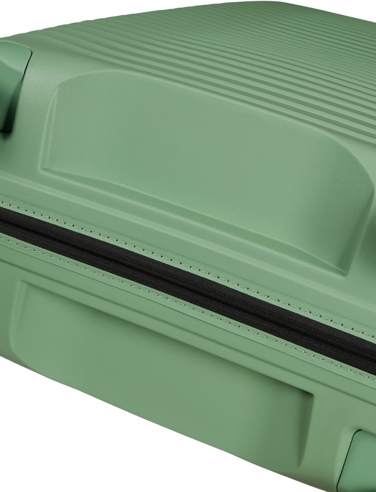 Suitcase Samsonite Upscape made of polypropylene on 4 wheels KJ1*003 Stone Green (large)