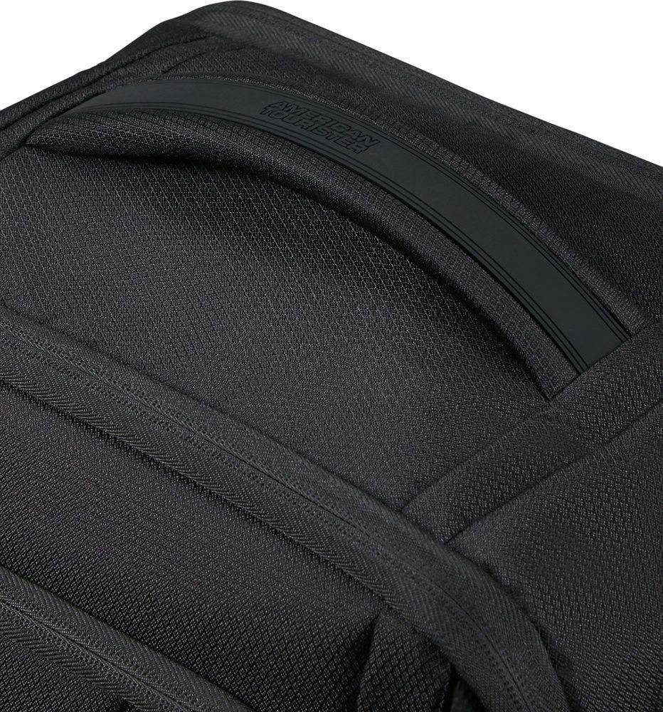 Рюкзак дорожный American Tourister Wanderlite MS для ручной клади в Wizz Air/Ryanair и ноутбуке до 15,6" MJ6*008 Shadow Black