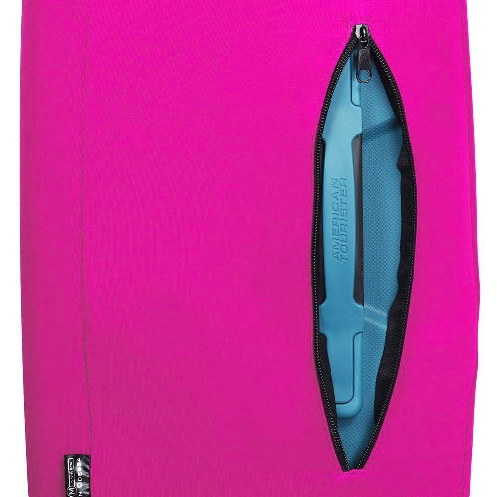 Universal protective cover for medium suitcase 9002-40 Fuchsia