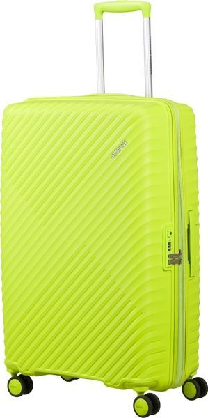 Suitcase American Tourister Diablast on 4 wheels made of polypropylene MK2*003;04 Hyper Lime (large)