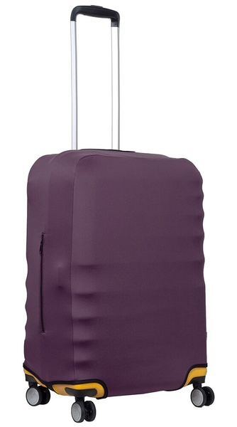 Универсальный защитный чехол для среднего чемодана 8002-10 баклажан