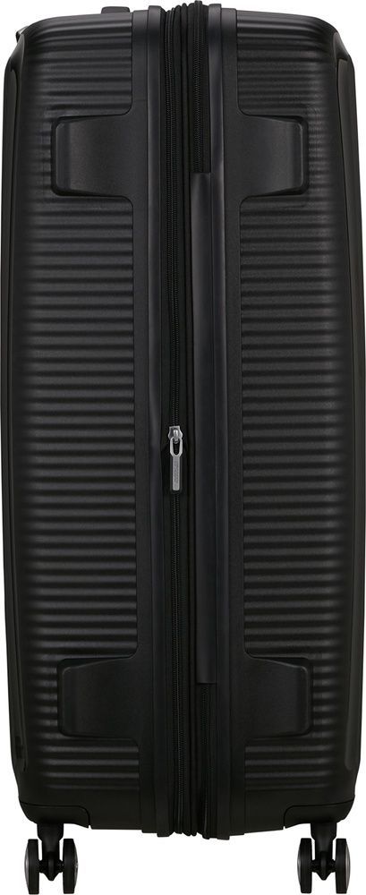 Suitcase American Tourister Soundbox made of polypropylene on 4 wheels 32G*009; Bass Black (extra large)