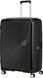 Suitcase American Tourister Soundbox made of polypropylene on 4 wheels 32G*009; Bass Black (extra large)