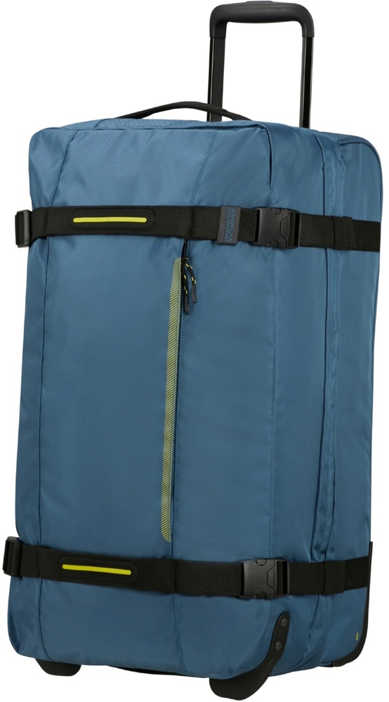Travel bag on 2 wheels American Tourister Urban Track textile MD1*002 Coronet Blue (medium)