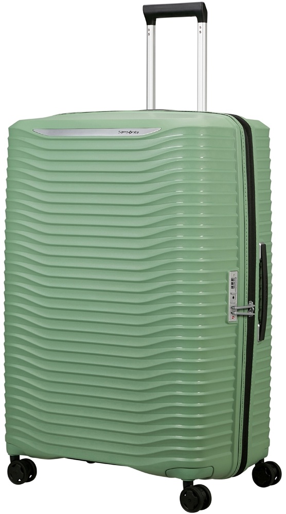 Suitcase Samsonite Upscape made of polypropylene on 4 wheels KJ1*004 Stone Green (giant)