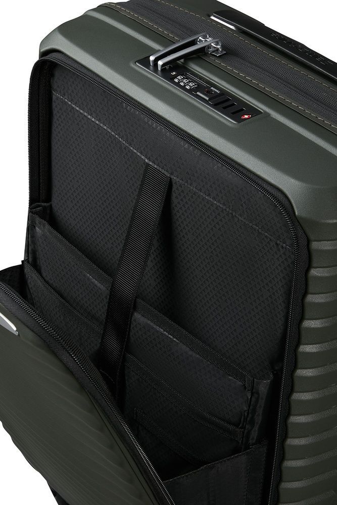 Валіза Samsonite Upscape з відділенням для ноутбука до 15,6" із поліпропілену на 4-х колесах KJ1*007 Climbing Ivy (мала)