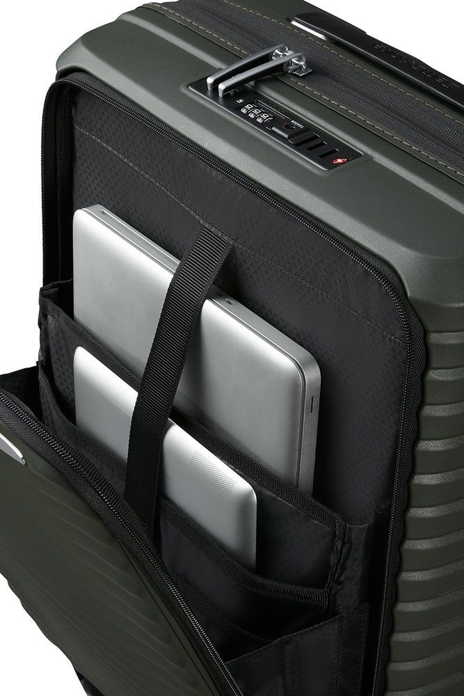 Валіза Samsonite Upscape з відділенням для ноутбука до 15,6" із поліпропілену на 4-х колесах KJ1*007 Climbing Ivy (мала)