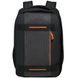 Travel backpack with moisture protection with laptop compartment up to 14" American Tourister Urban Track MD1*105 LMTD Black/Orange