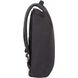 Anti-theft backpack with laptop compartment up to 15.6" Samsonite Securipak KA6*001 Black Steel