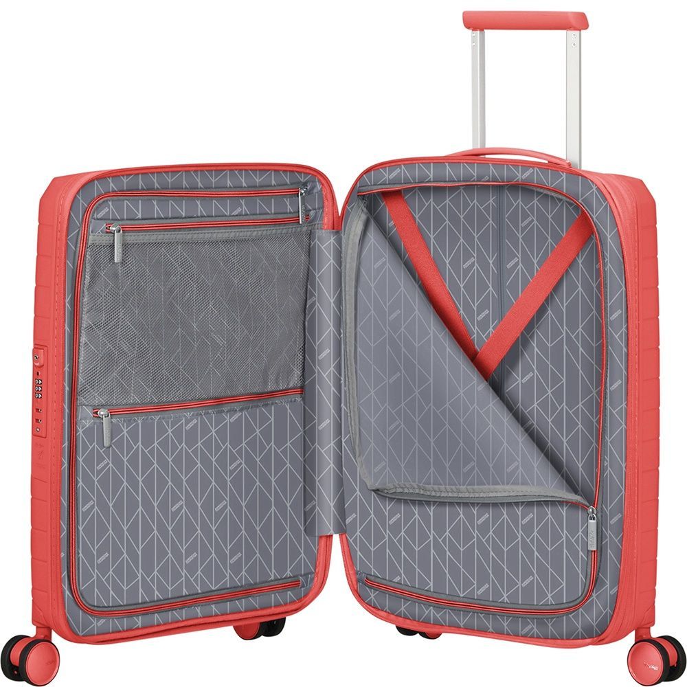 Suitcase American Tourister FastForward made of polypropylene on 4 wheels MI0*001 Sunset Coral (small)
