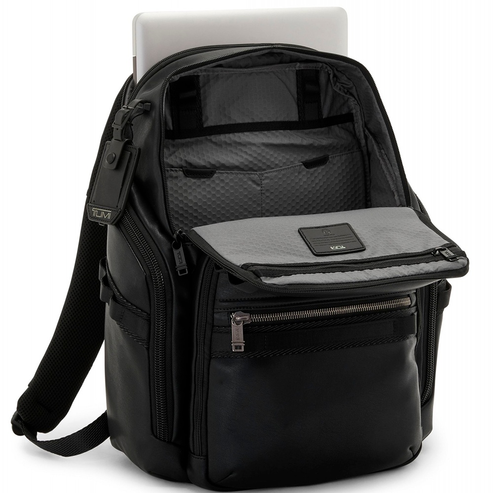 Рюкзак Tumi Alpha Bravo Search Backpack 15'' з натуральної шкіри 0932789DL Black