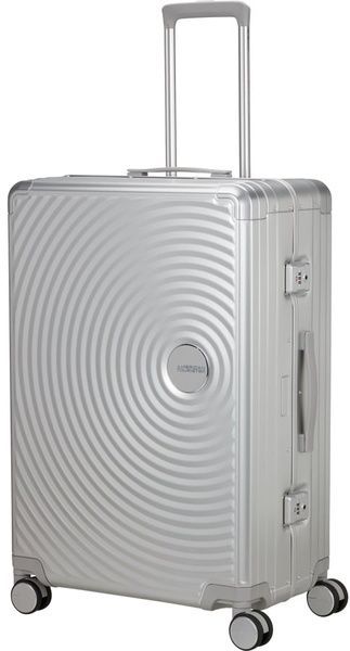 Валіза American Tourister Soundbox ALU алюмінієва на 4-х колесах MI3*003 Silver (велика)