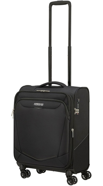 American Tourister Summerride textile suitcase on 4 wheels ME7*004;09 Black (small)