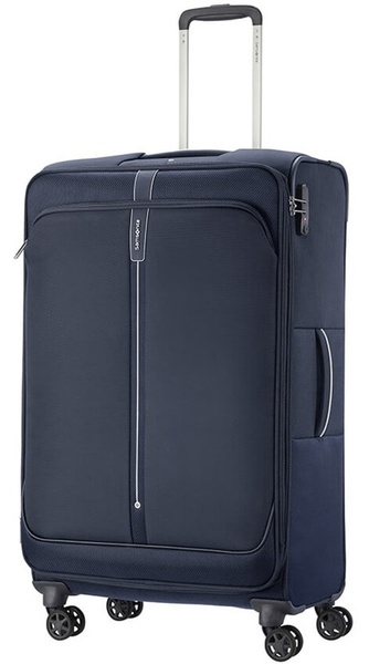 Suitcase Samsonite Popsoda textile on 4 wheels CT4*005 Dark Blue (large)