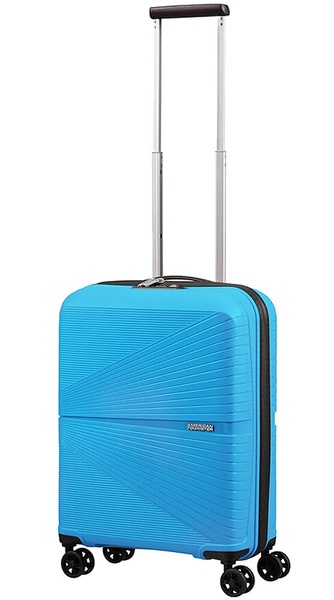 Ultralight suitcase American Tourister Airconic made of polypropylene on 4 wheels 88G*001 Sporty Blue (small)
