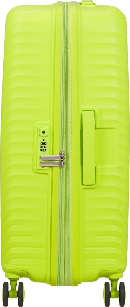 Suitcase American Tourister Diablast on 4 wheels made of polypropylene MK2*002;04 Hyper Lime (medium)