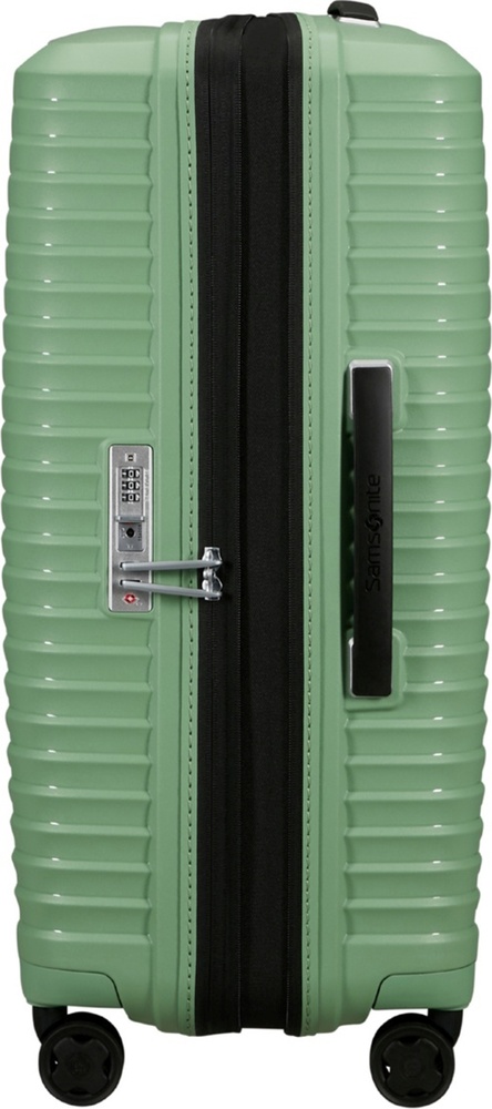 Suitcase Samsonite Upscape made of polypropylene on 4 wheels KJ1*002 Stone Green (medium)